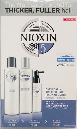 Nioxin Kit 5 Shampoo 150ml Revitalising Conditioner 150ml Treatment 40ml Fuller - Picture 4 of 7