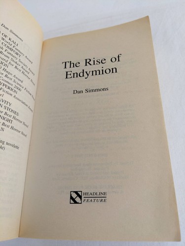 The rise of Endymion by Dan Simmons 1998 - Picture 10 of 12