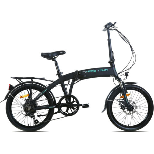 E-Bike Klapprad 20 Zoll Faltbares Elektrofahrrad 9,6Ah 250W Heckmotor, 7-Gang - Bild 2 von 11