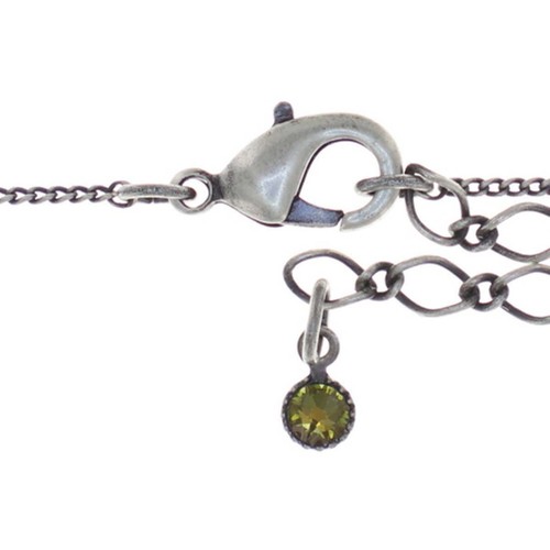Konplott Necklace Spell on You Green/Yellow Antique Silver - Bild 3 von 4