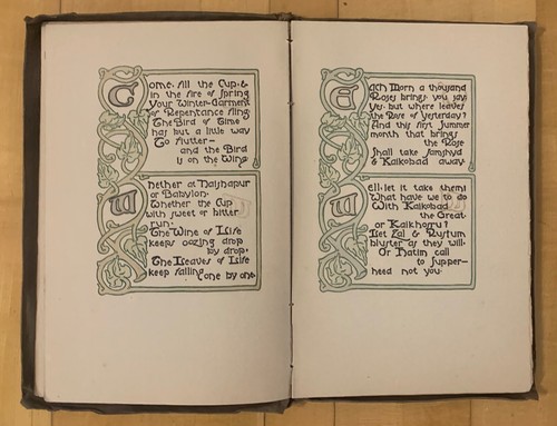 ROYCROFT - THE RUBAIYAT OF OMAR KHAYYAM - 1900 - 505/1000 - SIGNED. - Picture 7 of 12