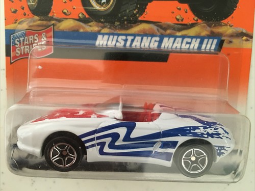 Lot of 2 Matchbox 1997 STARS & STRIPES MUSTANG MACH III 4/75 1996 15/75 MIP - Picture 3 of 9
