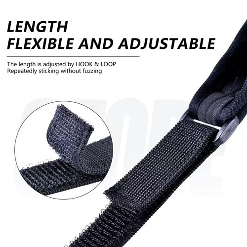 Fishing Rod Tie Holder Strap Belt Elastic Lure Fishing Rod Belt Holder Black - Picture 5 of 14