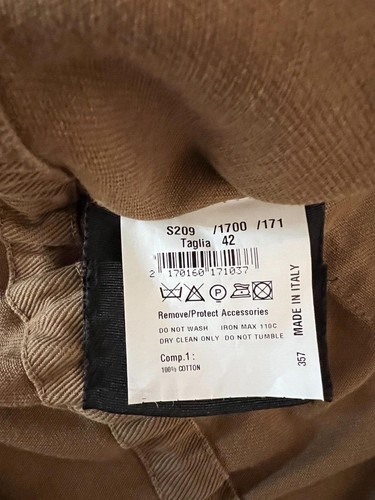 BAZAR DELUXE Twill Utility Cargo Jacket Beaded Collar Multi Pocket sz 6 / 42 - Picture 7 of 7