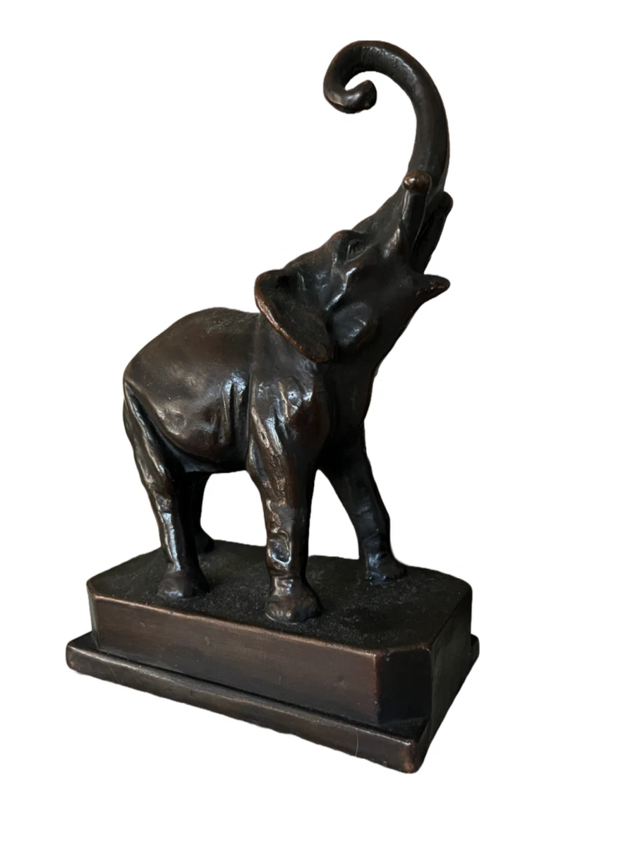 FIGURINE D'ART EN Bronze D'Éléphant De Safari Collectible Animale Hot FIGURINE D'ART EN Bronze D'Éléphant De Safari Collectible Animale Hot