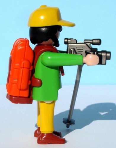 Playmobil 3744 Mountain Trail Hiker con videocámara mochilero cámara de video completa - Imagen 6 de 8