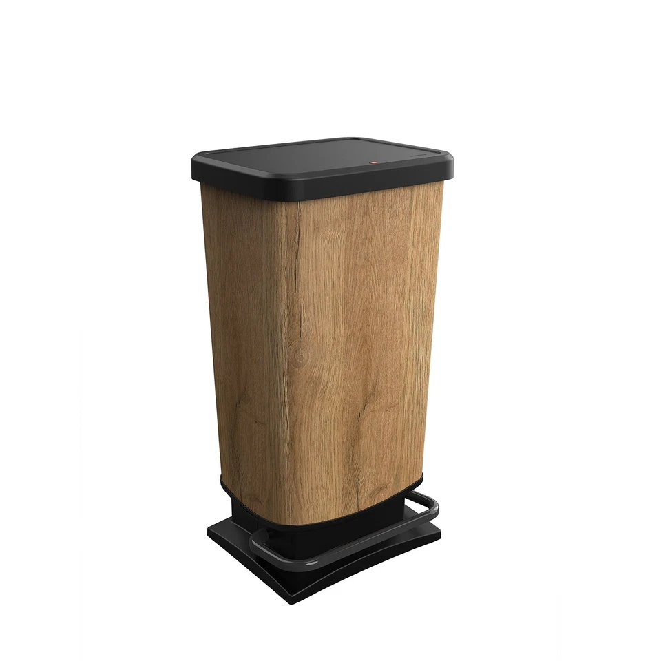 ROTHO Abfalleimer 40L Paso Mülleimer Treteimer Abfallbehälter Abfall Mülltonne