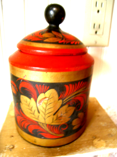 4 Antique 19c Peaseware Pease(?) Turned Wooden Spice Jars Box Treenware - Picture 15 of 20