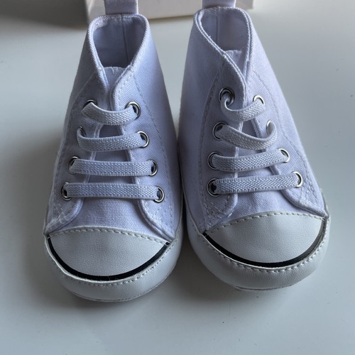 Girls/Infant AIRWALK Legacee White Hi-Top Sneakers SOFT Slip On sz 3W NWT - Picture 5 of 6