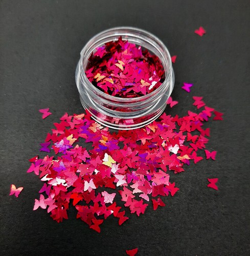 Butterfly Nail Glitter Sequins Nail Art Decoration Gel Nail Design, Crafts, UK - Picture 23 of 41