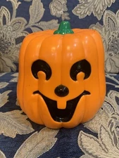Halloween Animated Fun Pop Up Ghost in Pumpkin Motion Lights And Loud Laughs