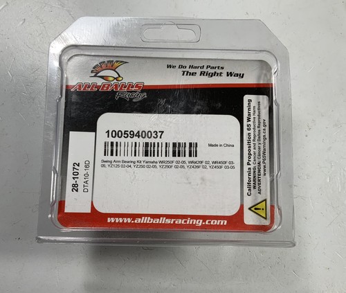 All Balls Swingarm Bearings Kit 28-1072 - Bild 6 von 7