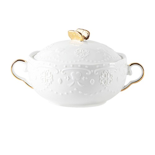 Amphora Bird's Nest Bowl vendre Baby Ceramic Salad Double Handle Dessert