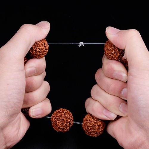 2 PIEZAS 80M Cuerda elástica para hacer joyas Pulsera elástica Cuentas Cordón de cristal - Imagen 4 de 7
