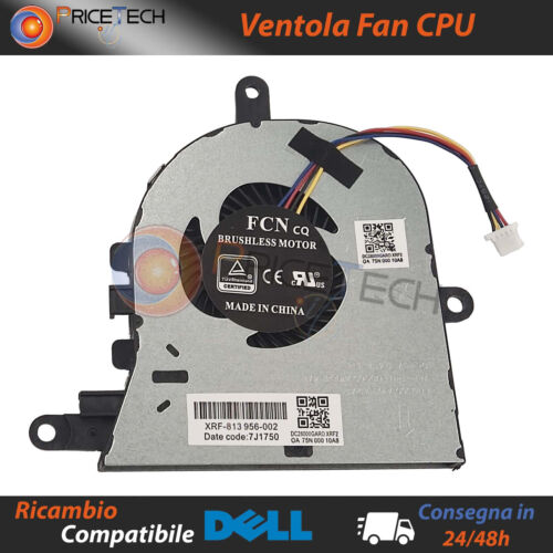 Ventola Fan CPU DELL Inspiron 5770 Latitude 3590 FX0M0 0FX0M0 NPFW6 0NPFW6 - Foto 2 di 4