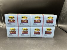 Post It Notes 3x3 Super Sticky 654-12SST Tropical Colors ~ 4 Packs Of 12