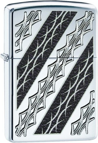 Zippo 29235 Tattoo Elegance Armor High Polish Chrome - Picture 2 of 5
