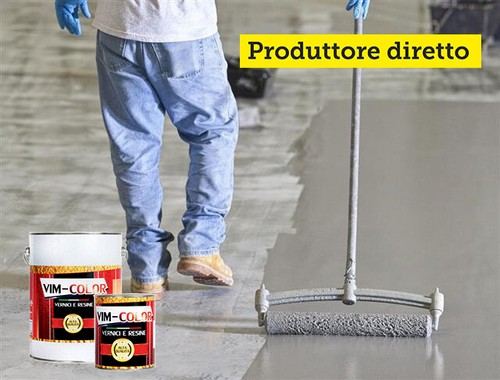 Vernice Polifox Satinato Resina Epossidica per Pavimenti Interni A+B Kg 5 Colori - Foto 1 di 19