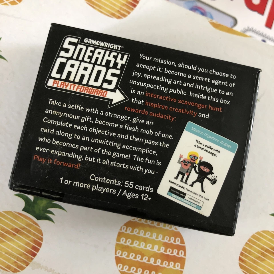 Gamewright SNEAKY CARDS Play It Forward Sealed Interactive Scavenger Hunt - Image 3 of 3