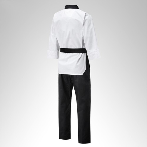 Kukkiwon Adidas Adi Club Taekwondo Poomsae Uniform Gi Dobok TKD Approved Male - Picture 3 of 15