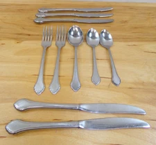 WM A Rogers Deluxe Oneida Ltd. Summer Mist Flatware Stainless Odd Lot - 10 Piece