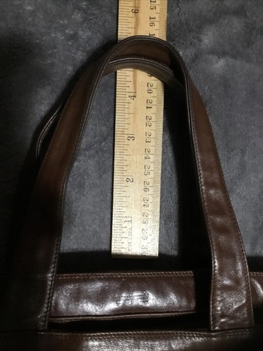 Vintage Enny Brown Leather Handbag - Picture 10 of 10