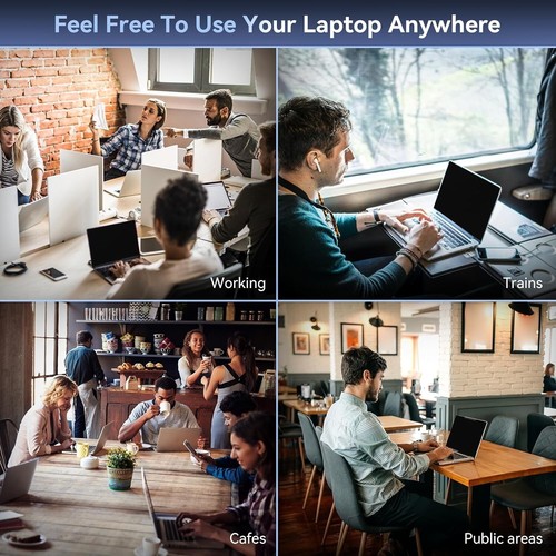 Removable Anti-Glare Privacy Filter for 15.6'' Laptops - Blue Light Reduction - Picture 9 of 9
