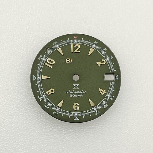 Green Luminous 28.5MM Watch Dial Watch Accessories for NH35 NH35A/4R35 Movement - Picture 13 of 22