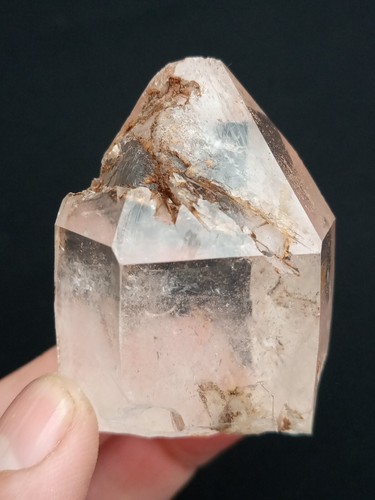 Quarz mit etwas Brookit aus Belutschistan Pakistan. - Bild 6 von 7