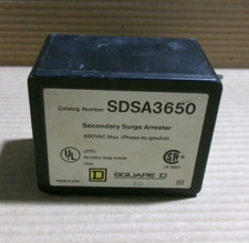 SQUARE D SDSA3650 SECONDARY SURGE ARRESTER 650VAC MAX PHASE-TO-GROUND