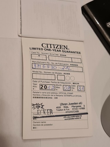Citizen Box Etui Uhrenbox - Picture 3 of 5