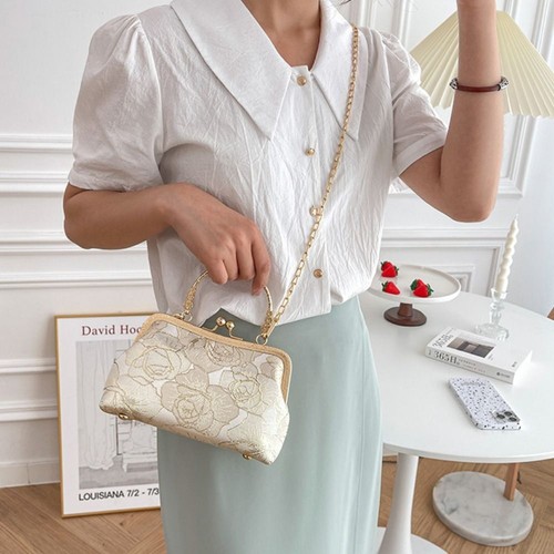 Cheongsam Accessories Embroidery Banquet Bag Wrist Bag Ladies Clutch Bag Women* - Picture 12 of 26