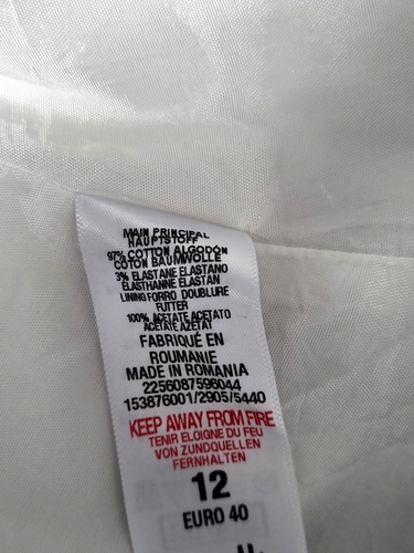 Wallis Size 12 Cotton Lined Black And White Print Summer Skater Dress - Picture 9 of 16