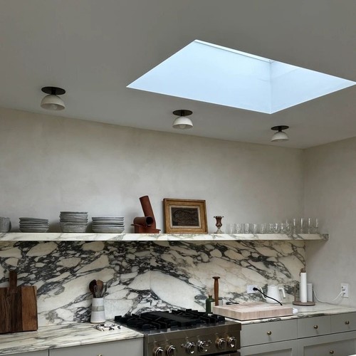 Eyeswoon single Kitchen Ceiling Light Modern Mid Century Flush Mount celling - Picture 3 of 5