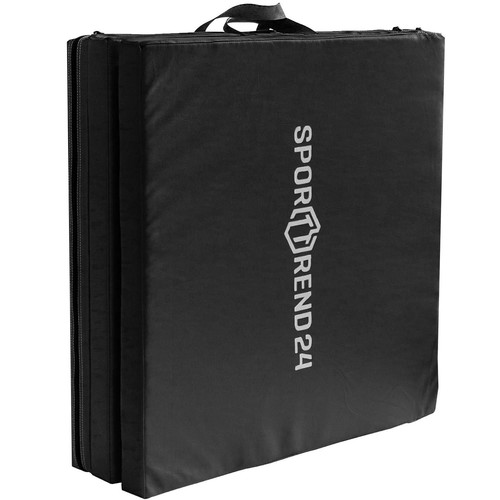 Sporttrend 24® 3 in 1 Turnmatte faltbar schwarz, Gymnastikmatte Fitnessmatte - Bild 4 von 8