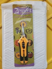 Zenport H355C Hydroponic Curved Microblade Pruner, Stainless Steel Blade