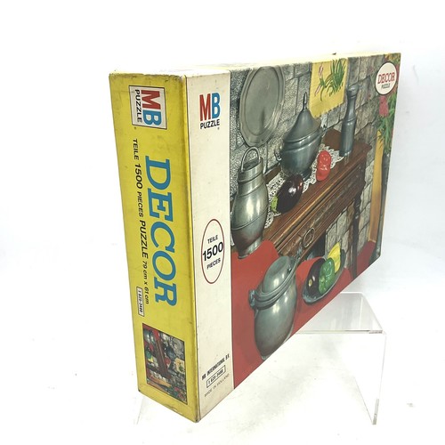 Vintage 1972 Decor   Milton Bradley 1500 Pc Puzzle New SEALED Box # OX - Picture 2 of 3