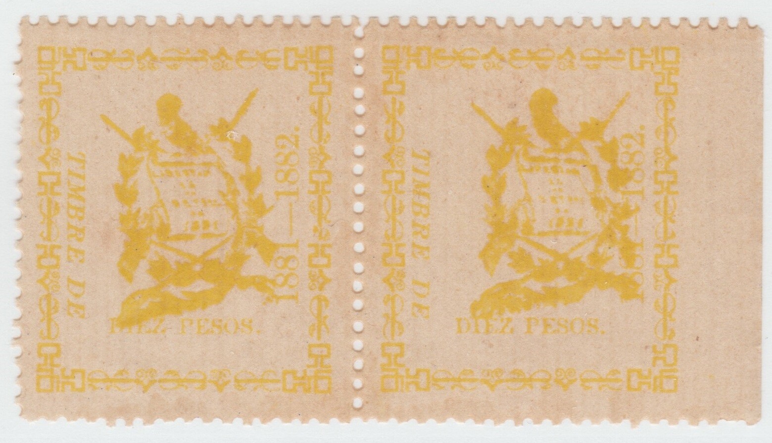 Guatemala Revenue Fiscal stamp 10-29-21-