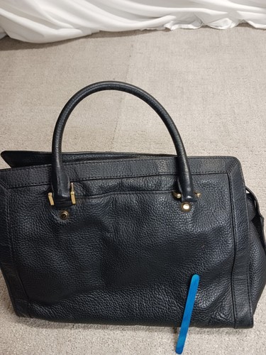 Michael Kors Pebbled Leather Medium Satchel Black - Picture 11 of 24