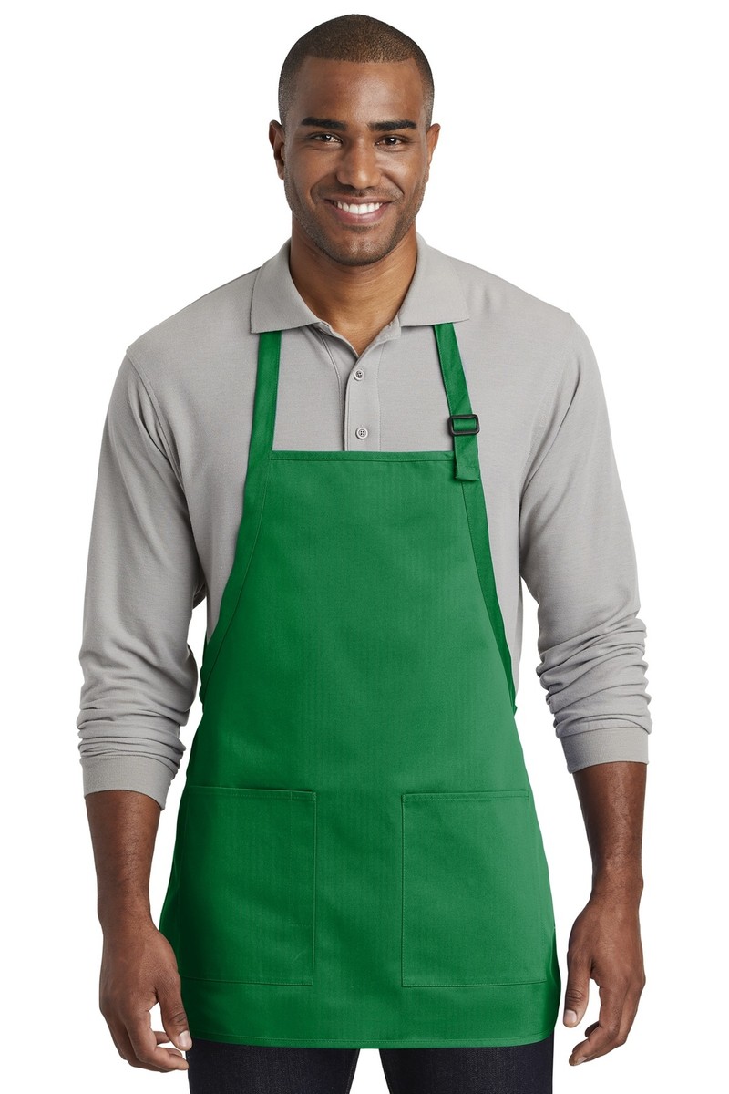 Port Authority Medium-Length Two-Pocket Bib Apron A601