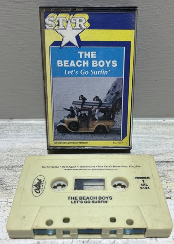 The Beach Boys - Let's Go Surfin RARE Capitol 1984 Cassette Tape SC-1077