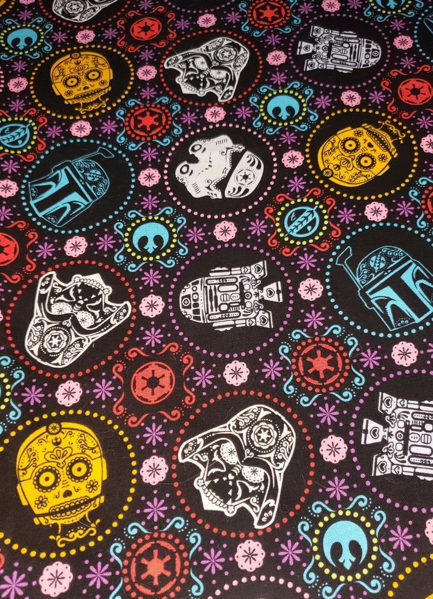 Star wars 2024 sugar skull fabric