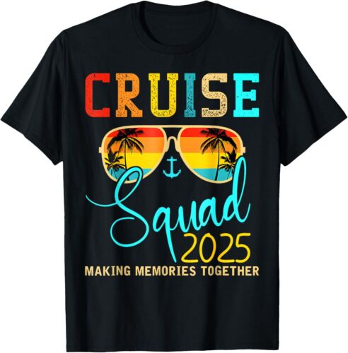 Cruise Squad 2025 Family Vacation Matching Group Sommer T-Shirt - Bild 1 von 3