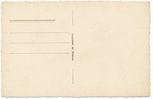 Engagement Wedding French Greetings Postcard Tinted Pink J.G. Paris - Picture 2 of 2