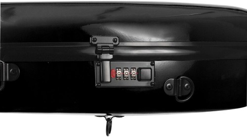 UK Fiberglass violin case Safe Oblong 4/4 M-case Black - Picture 12 of 12