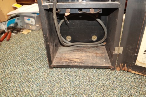 Antique Vintage Mcclintock Burglar Alarm System Clock Wood Cabinet 1937 - Picture 17 of 24