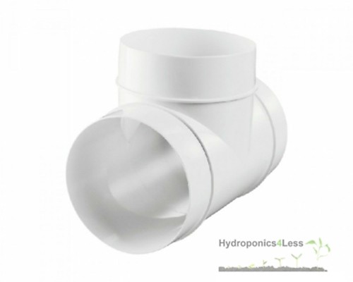 Tubo de conducto de ventilación pieza en T ventiladores de conductos conector divisor de 3 vías - Imagen 1 de 1