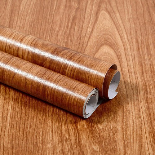 16.4ft Wood Grain Wallpaper Peel&Stick Vinyl Film Wallpaper Self Adhesive Decor - Bild 19 von 19