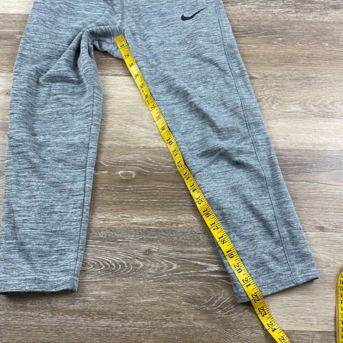 NIKE Therma Fit Stretch Waist Grey Activewear Pants Boy's Size Medium - Picture 11 of 12