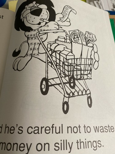 Hubert Goes to the Bank from Harris Bank Coloring Book - Picture 3 of 5